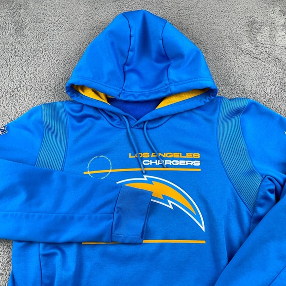 Nike Other - Los Angeles Chargers Hoodie Mens Large Blue Nike Onfield Dri-Fit Pullover NFL